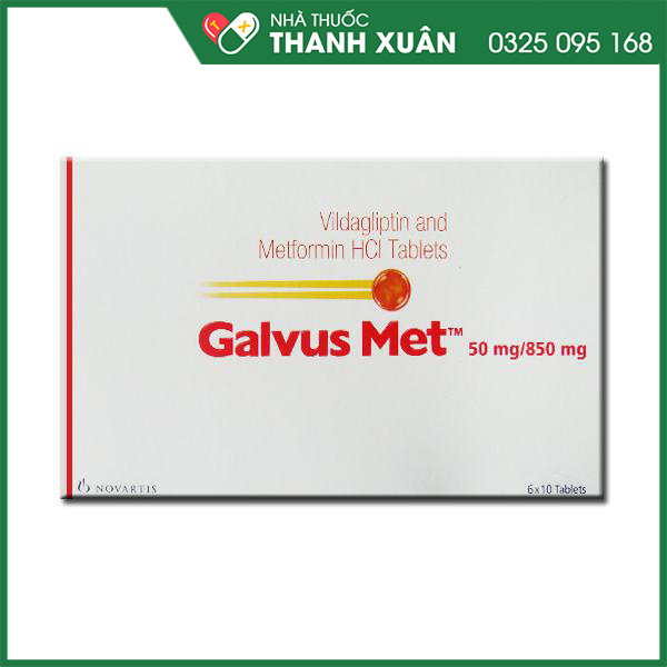 Thuốc Galvus Met kiểm soát đường huyết